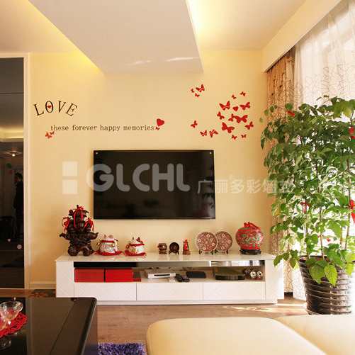 韓式簡約背景墻